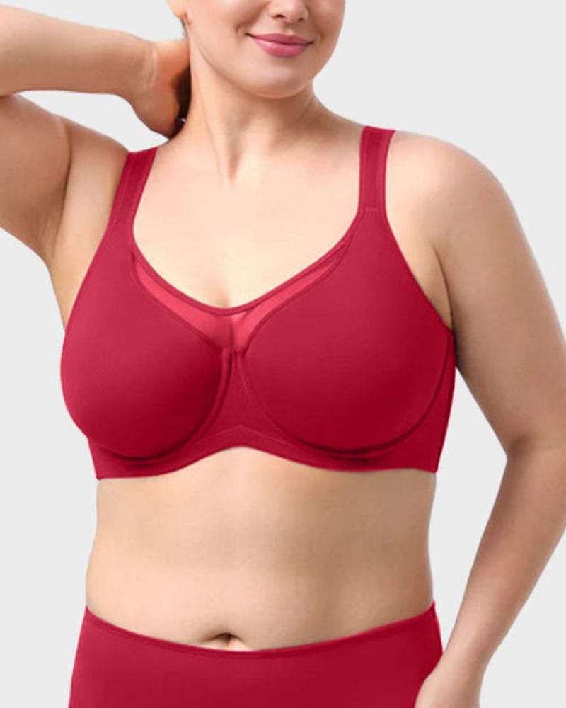Plus Size Cooling Full Coverage Minimizer Bra