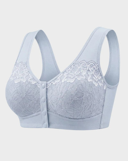 Front-Closure Wireless Support Bra