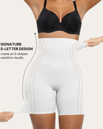 Shapewear Sculpting Shorts for Women Seamless High Waisted Body Shaper Thigh Slimming Underwear