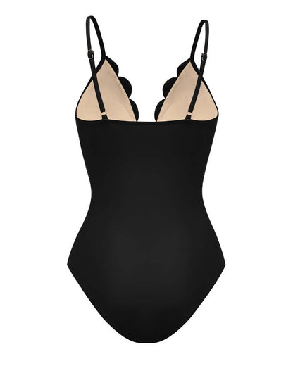 Shapecurve® Flower Hollow One Piece Swimsuit and Skirt