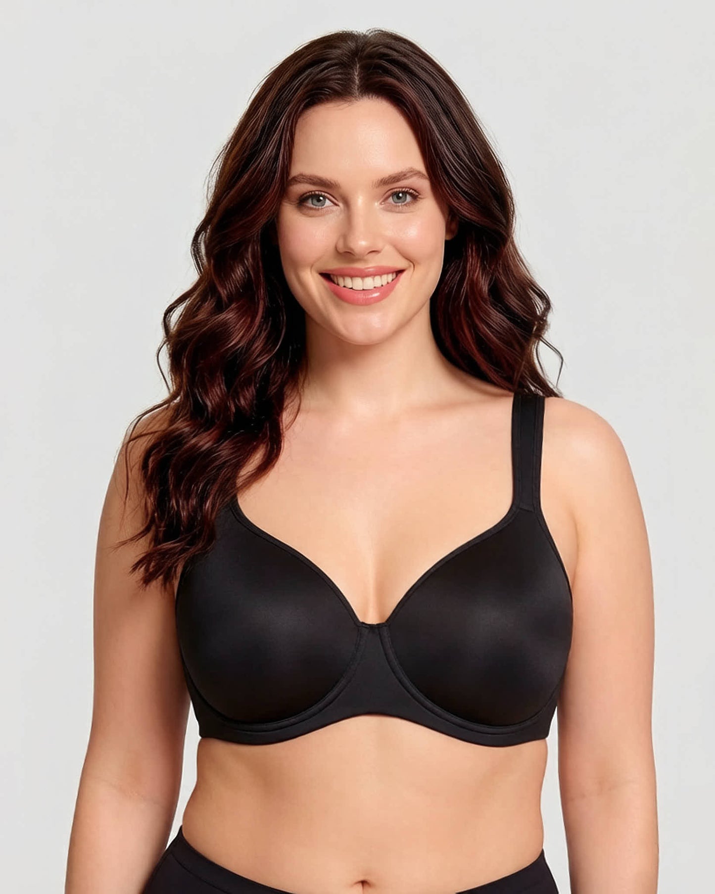 Soft Plus Size Full Coverage Unlined Minimizer Bra