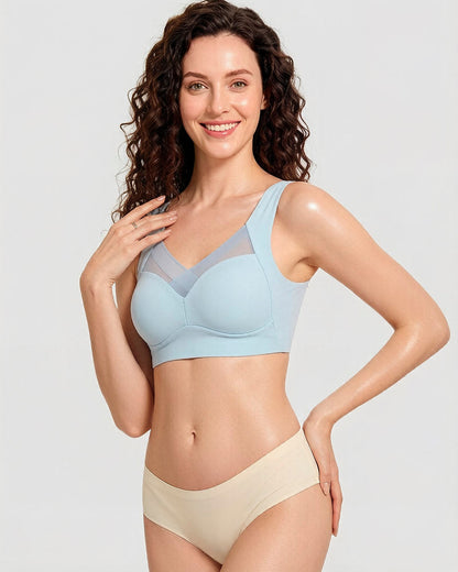 Comfortable Smoothing Mesh Bra