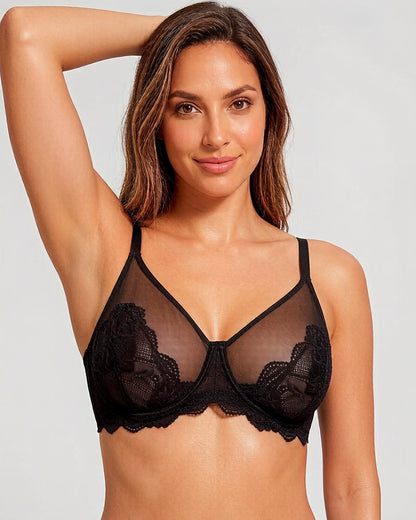 2-Pack Full Coverage Lace Minimizer Bras