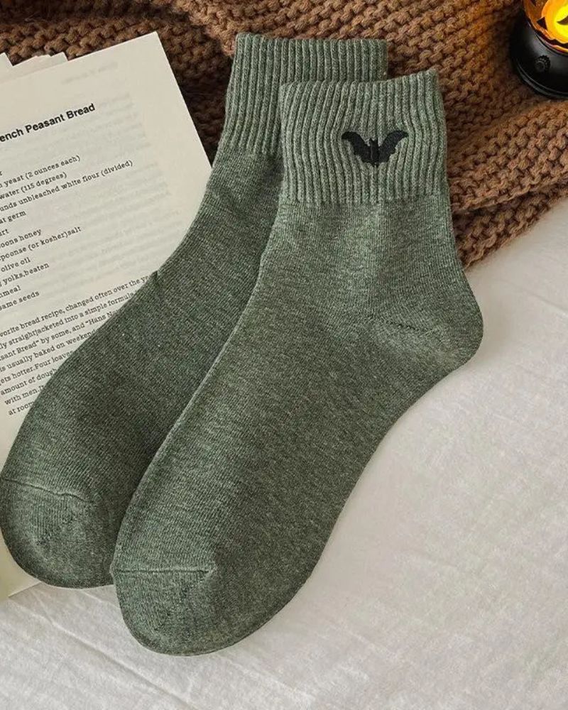 Cozy Halloween Crew Socks 5-Pack