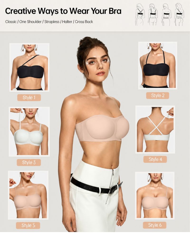 Seamless Strapless Bandeau Bra