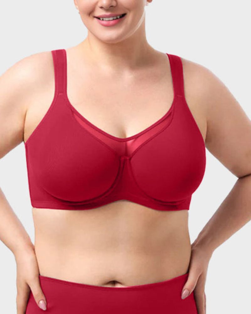 Plus Size Cooling Full Coverage Minimizer Bra
