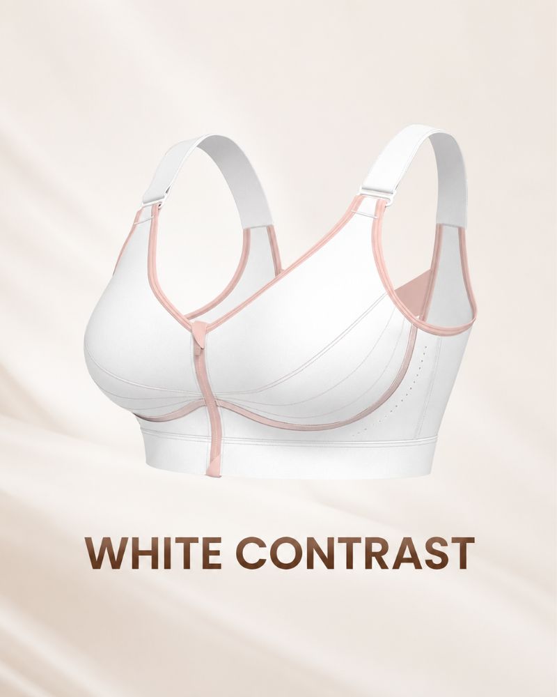 Custom-Lift Posture Support Front-Zip Bra
