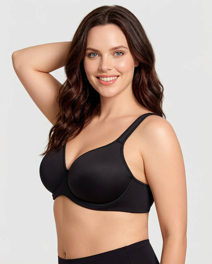 Soft Plus Size Full Coverage Unlined Minimizer Bra