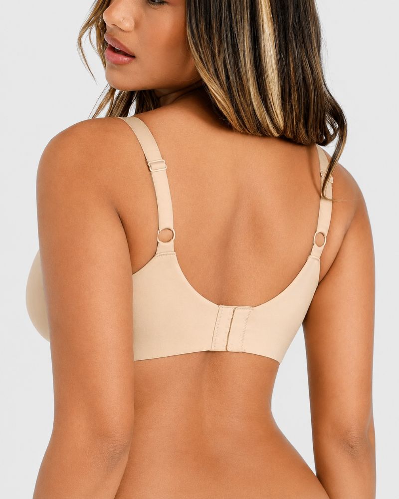 Plus Size Unlined Minimizer Underwire Bra