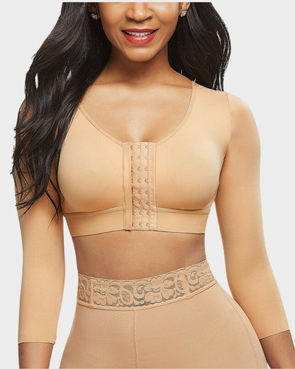 Slimming Arm Front Closure Bra Tank Shapewear