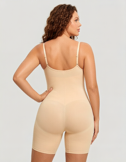 Women's Tummy Control Zip Front Bodysuit