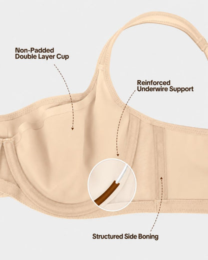 Cooling Plus Size Balconette Underwire Bra