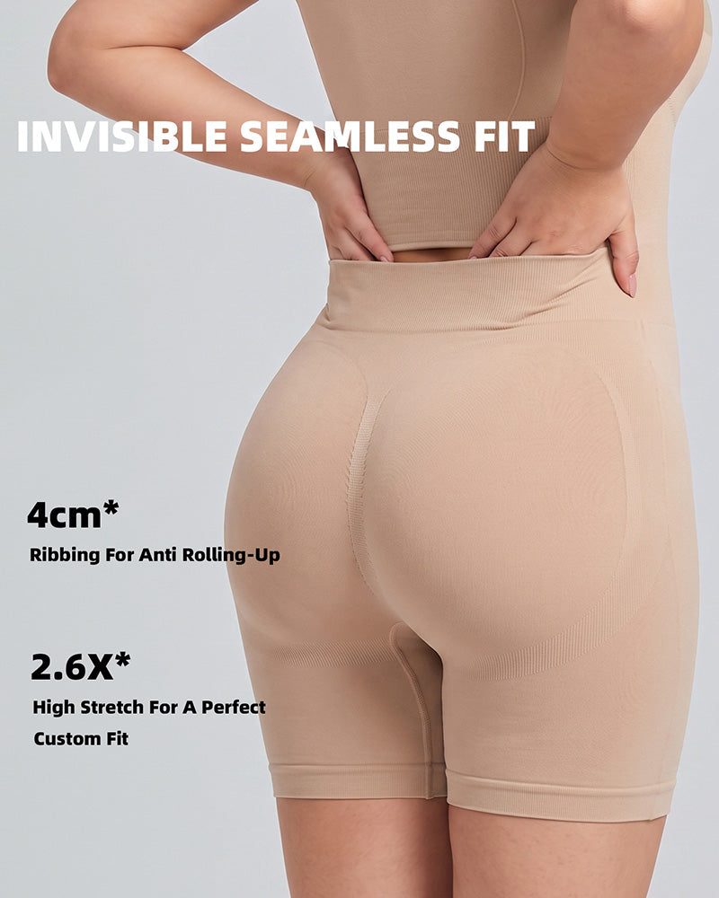 Triple-Zone Compression Drop-Seat Full Body Shaping Bodysuit