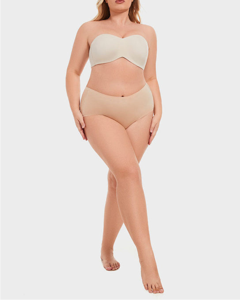 Full Support Non-Slip Convertible Bandeau Bra