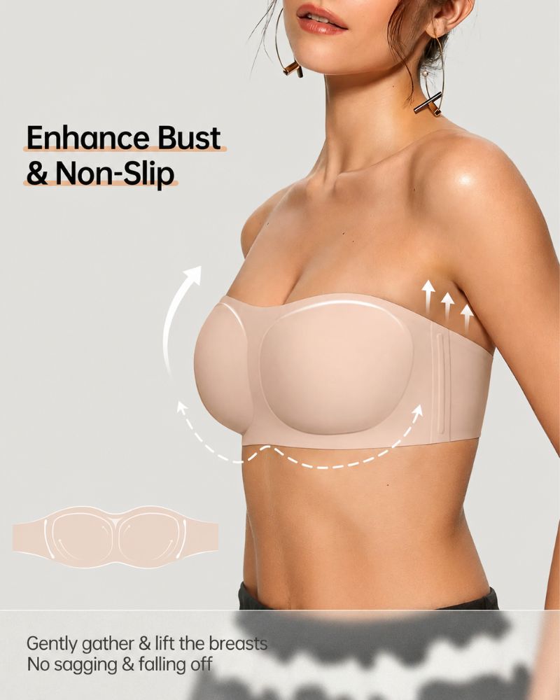 Seamless Strapless Bandeau Bra