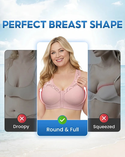 Front-Closure Wireless Lift & Shaping Comfort Bra