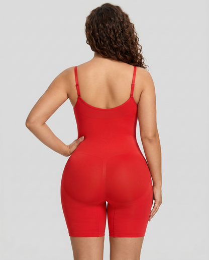 Women's Tummy Control Zip Front Bodysuit