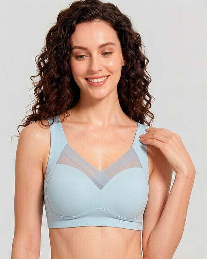 Comfortable Smoothing Mesh Bra