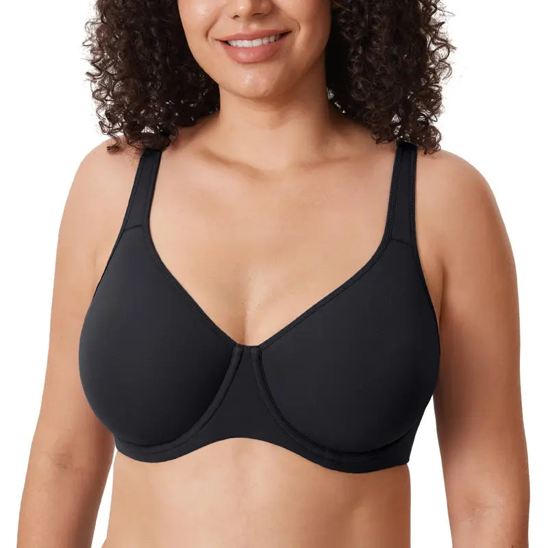 Plus Size Minimizer Bra – Full Coverage, Seamless, Cool Comfort Daily Fit