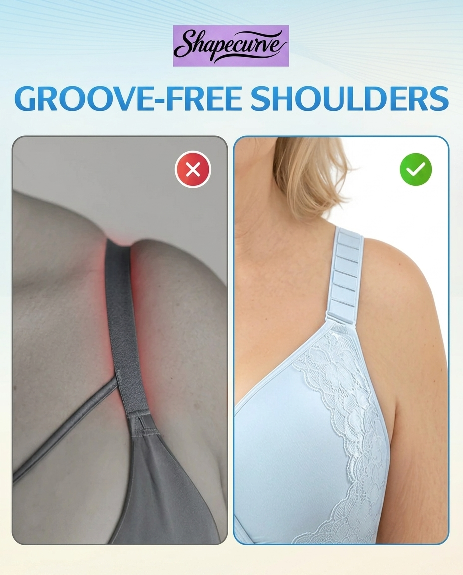 Shapecurve Front-Cross Wrap Bra – Maximum Comfort and Support