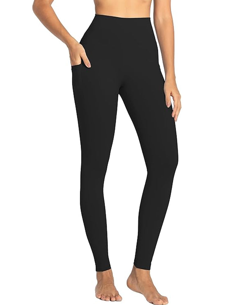 High Waisted Butt Lifting Tummy Control Side Pocket Shaping Leggings
