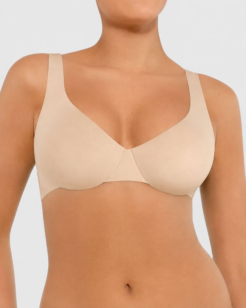 Plus Size Unlined Minimizer Underwire Bra