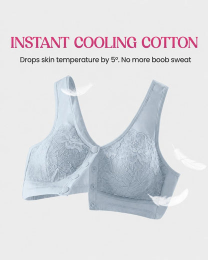 Front-Closure Wireless Support Bra