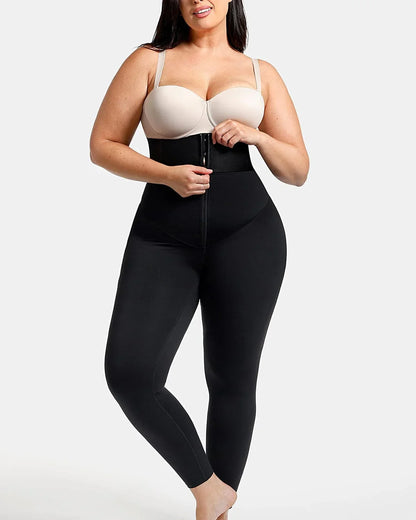 AirSlim ElasticFuse High-Waist Shaping Leggings – Tummy Control, Comfy Support, Black