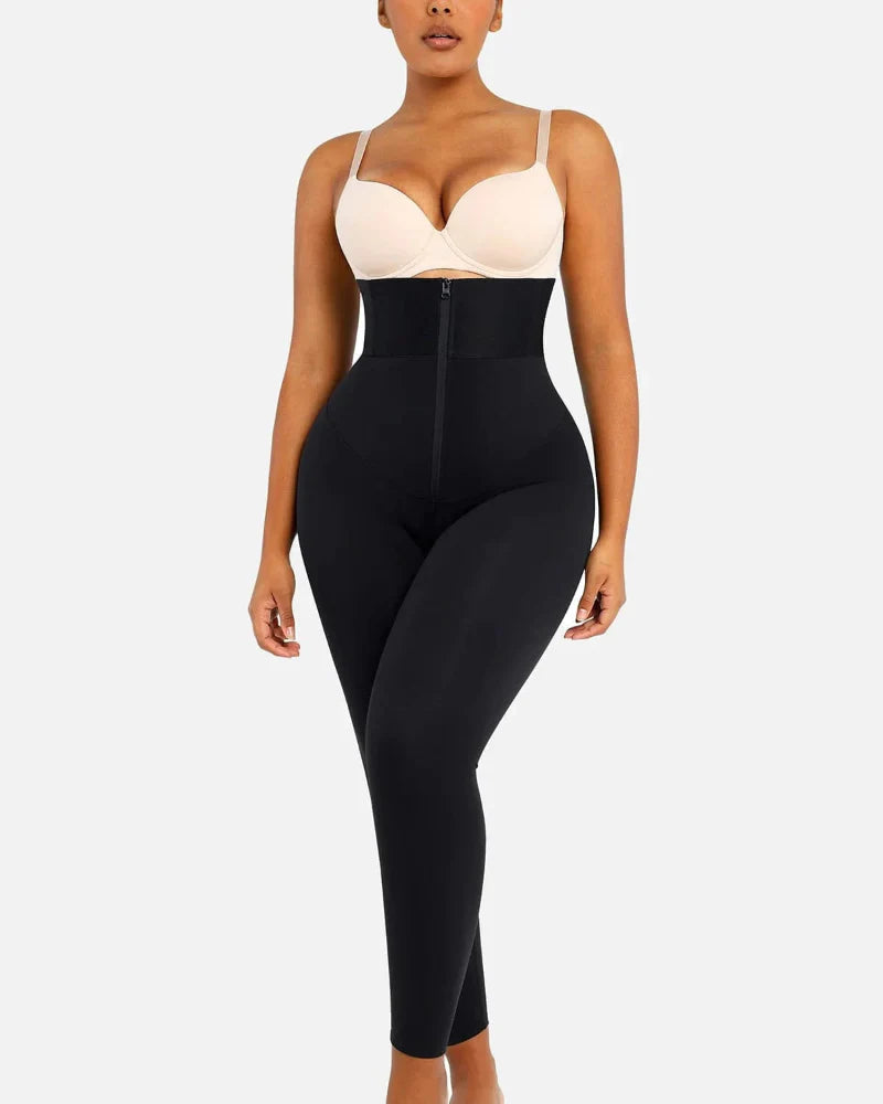 AirSlim ElasticFuse High-Waist Shaping Leggings – Tummy Control, Comfy Support, Black