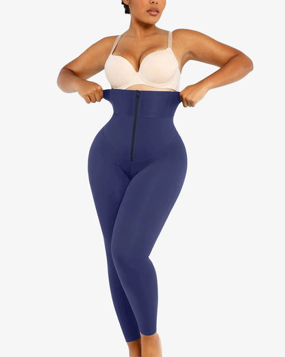 AirSlim ElasticFuse High-Waist Shaping Leggings – Tummy Control, Comfy Support, Black
