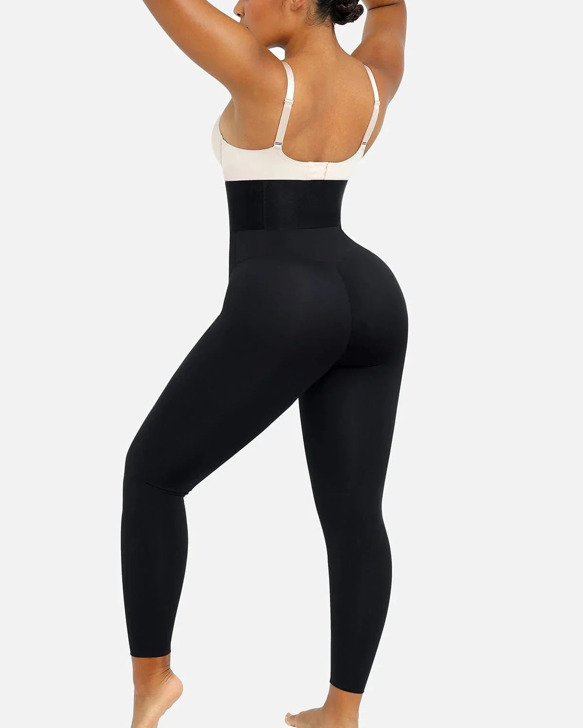 AirSlim ElasticFuse High-Waist Shaping Leggings – Tummy Control, Comfy Support, Black