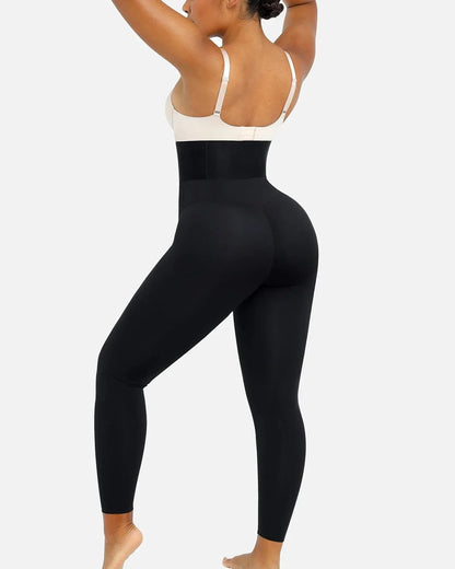 AirSlim ElasticFuse High-Waist Shaping Leggings – Tummy Control, Comfy Support, Black