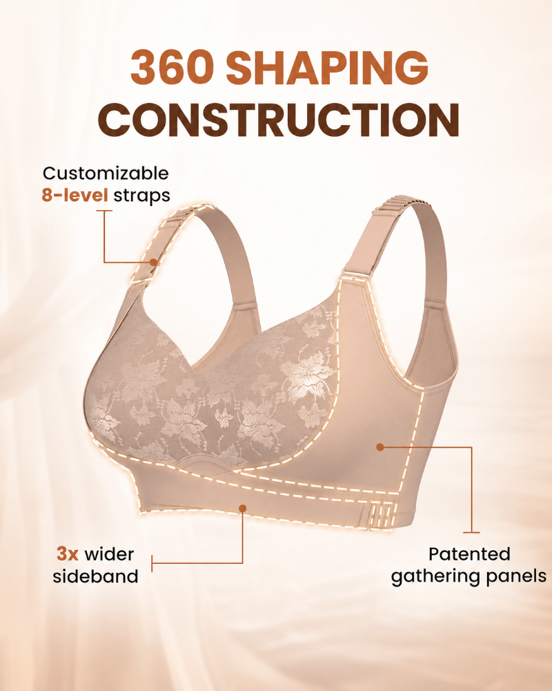 Seamless Gathering & Lifting Wireless Bra