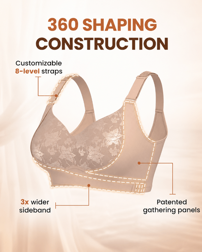 Seamless Gathering & Lifting Wireless Bra