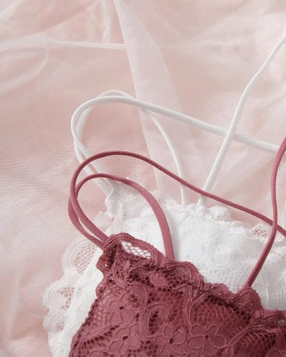 Romantic Lace Bralette & Panty Bundle