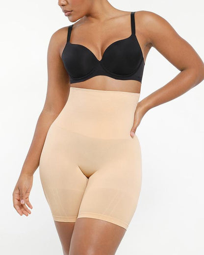 Shapewear Sculpting Shorts for Women Seamless High Waisted Body Shaper Thigh Slimming Underwear