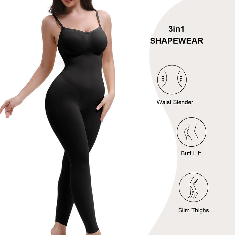 Seamless Full Body Compression Bodysuit