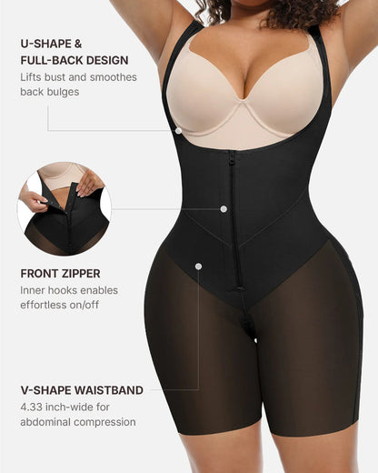 Shapecurve U-Shaped Tummy Control Butt Lift Shaper Bodysuit