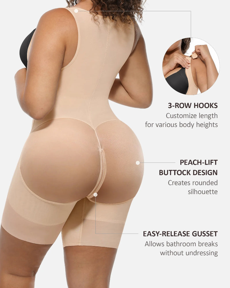 Shapecurve U-Shaped Tummy Control Butt Lift Shaper Bodysuit