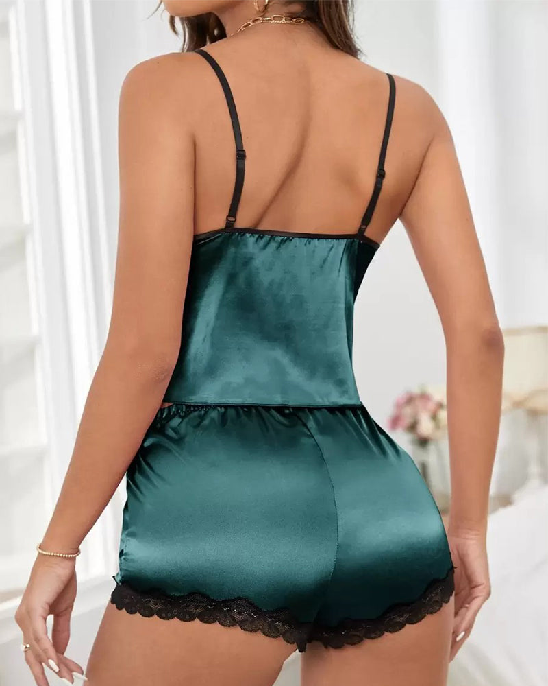 Women’s Sleeveless Tank Top Two-Piece Set