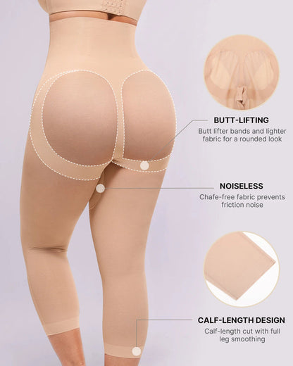 Shapecurve 3D Butt-Lifting Mesh Capri Tights