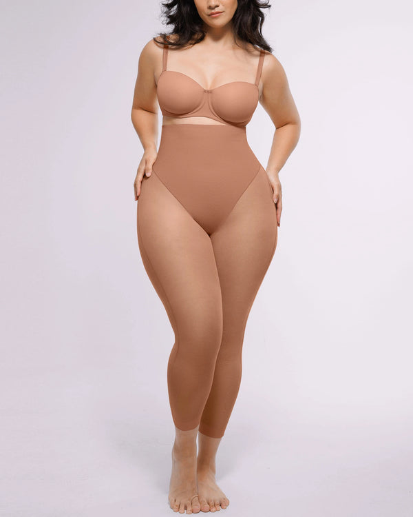 Shapecurve 3D Butt-Lifting Mesh Capri Tights