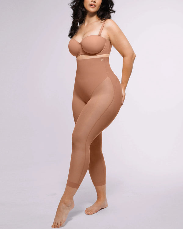 Shapecurve 3D Butt-Lifting Mesh Capri Tights