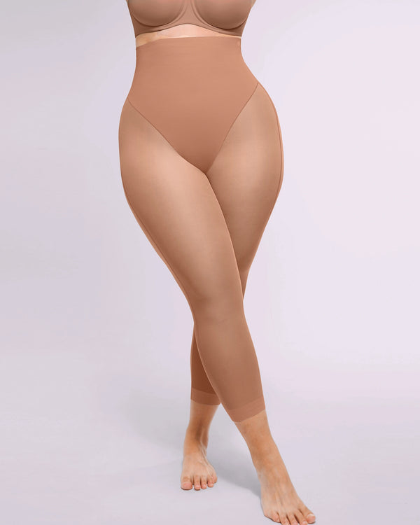 Shapecurve 3D Butt-Lifting Mesh Capri Tights