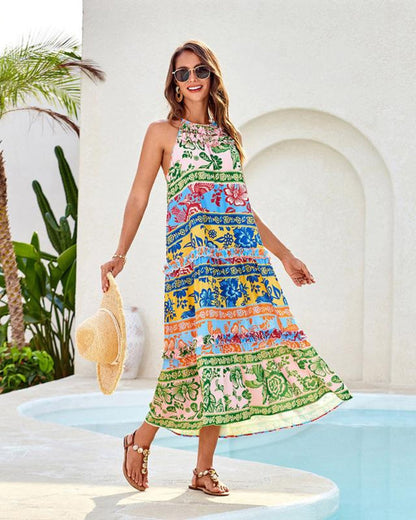 【Valentine's Day Limited】Grace Karin Women's Maxi Boho Dress Casual