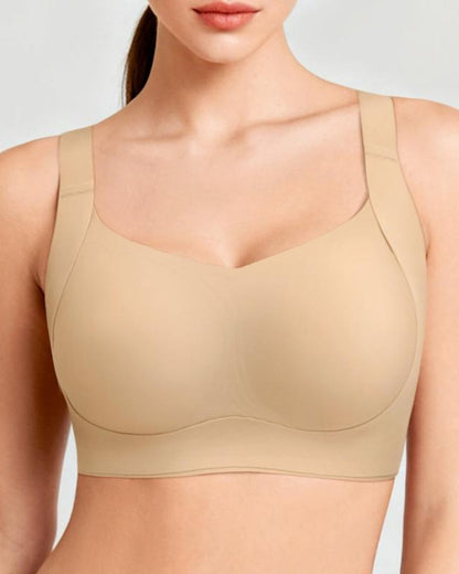 Wireless Push-Up Jelly Support Seamless Bra for Women