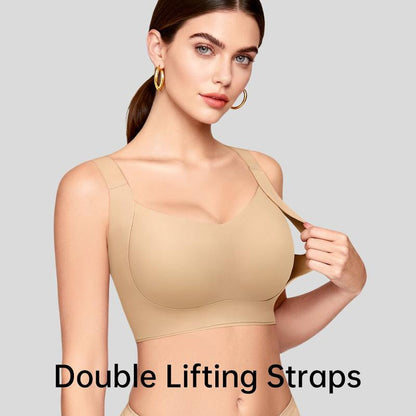 Wireless Push-Up Jelly Support Seamless Bra for Women