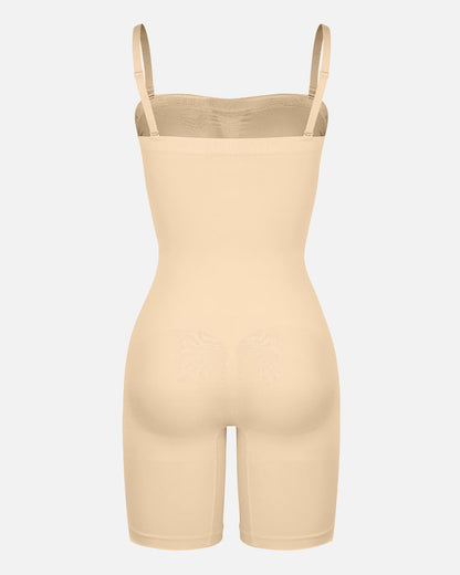 Shapecurve Seamless Strapless Bodysuit with Removable Straps
