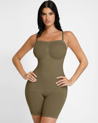 Shapecurve Seamless Strapless Bodysuit with Removable Straps