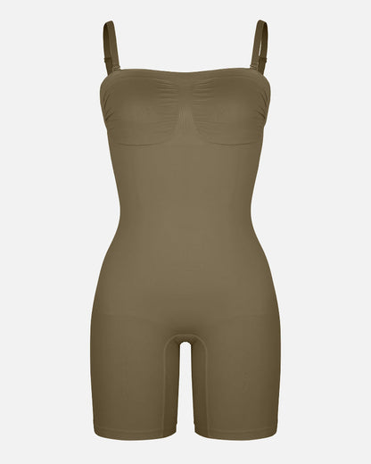 Shapecurve Seamless Strapless Bodysuit with Removable Straps